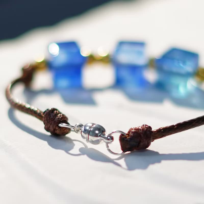 手鍊 |樹脂銀河立方體