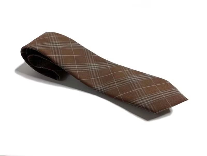 英倫菱格 木質色 Premium系列領帶 Neckties