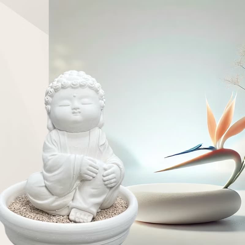 靜謐之美學 淨念吉祥小佛之隨願小盤套組  精緻台灣文創禮品