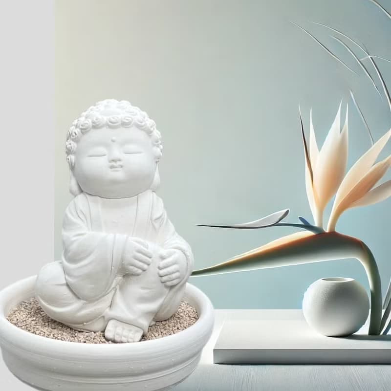 靜謐之美學 淨念吉祥小佛之隨願小盤套組  精緻台灣文創禮品