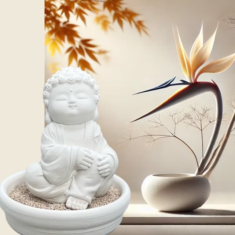 靜謐之美學 淨念吉祥小佛之隨願小盤套組  精緻台灣文創禮品