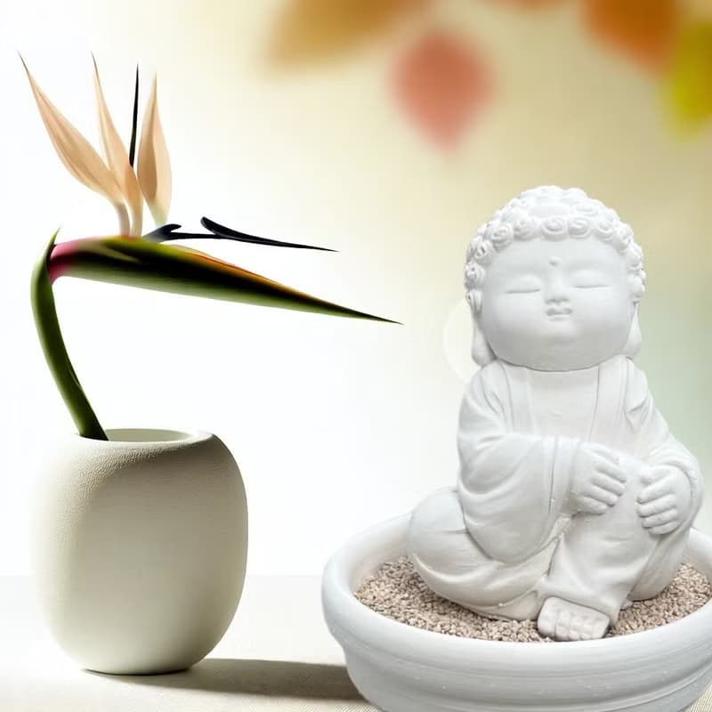靜謐之美學 淨念吉祥小佛之隨願小盤套組  精緻台灣文創禮品