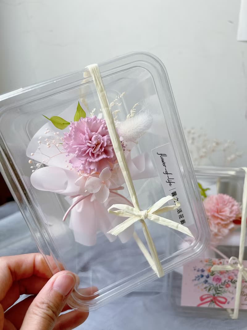 【母親節花束】flower-of-life 韓式迷你小花束 粉紫色 日本擴香