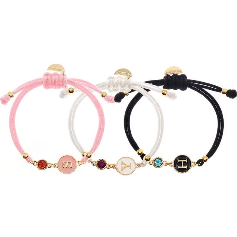Initial Birthstone Knot Bracelet