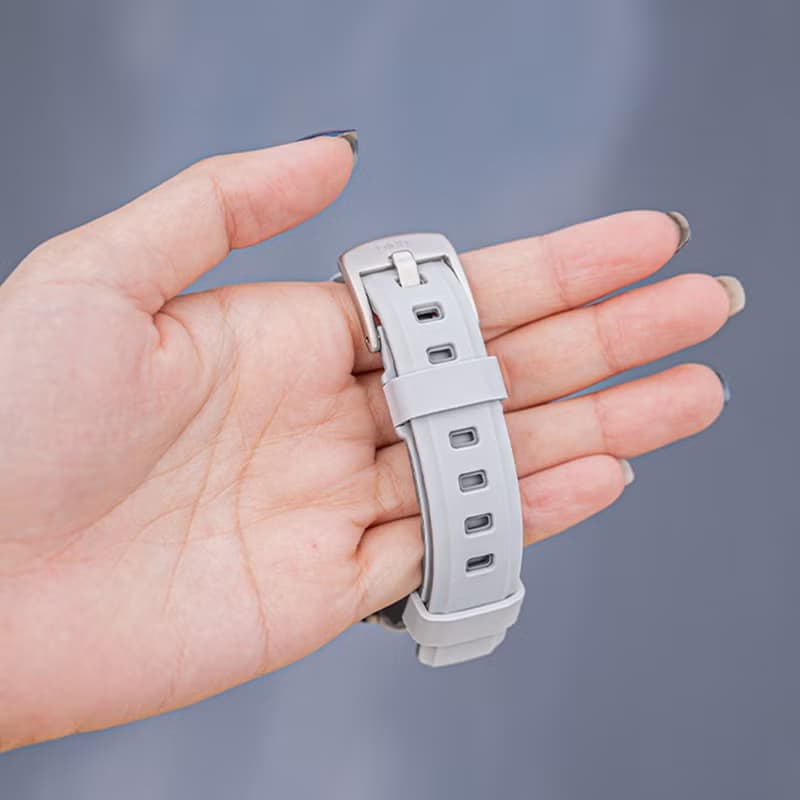 Apple Watch Linus 防水矽膠雙色錶帶-灰