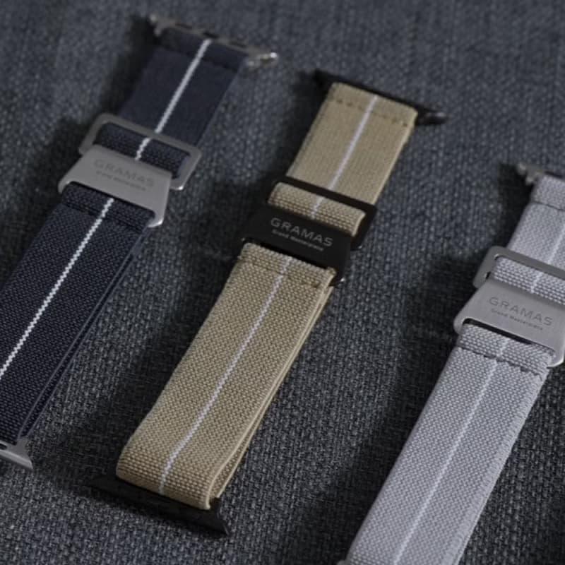 Apple Watch 44/45/46/49mm 法國海軍帆布錶帶