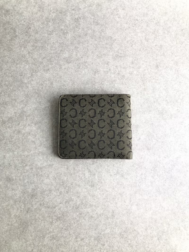 【 日本直送　名牌中古包 】CELINE セリーヌ ブラゾン 財布 ブラウン ジャガード 二つ折り財布 vintage ヴィンテージ オールド es6cxj