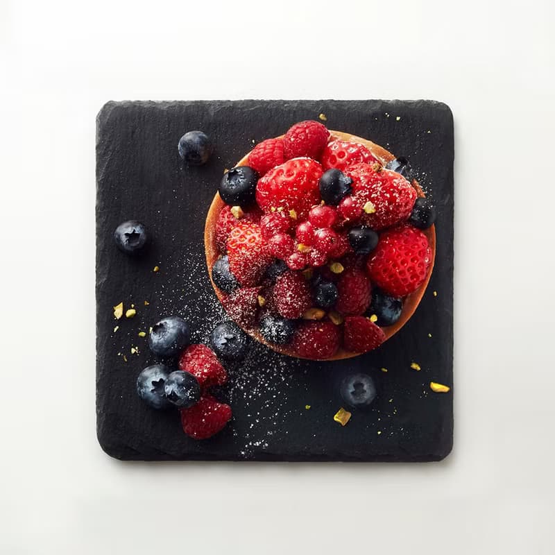 質感餐具 | 日本BRUNO Slate岩板餐盤-四入組 (附)