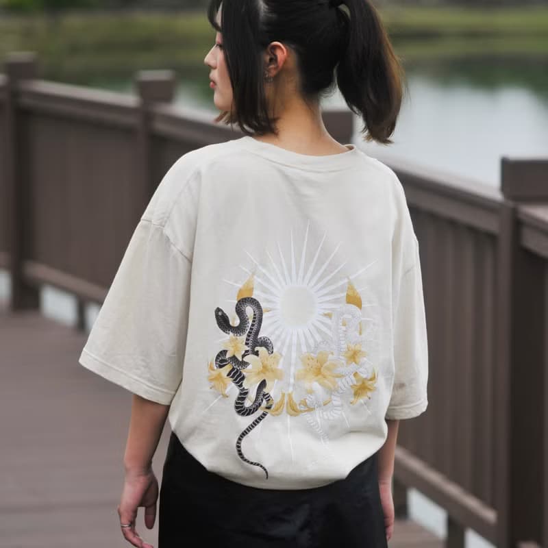 Snake-Y01 Sol Serpent 薄款 Oversized  落肩T恤