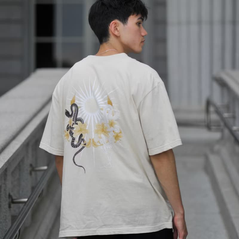 Snake-Y01 Sol Serpent 薄款 Oversized  落肩T恤