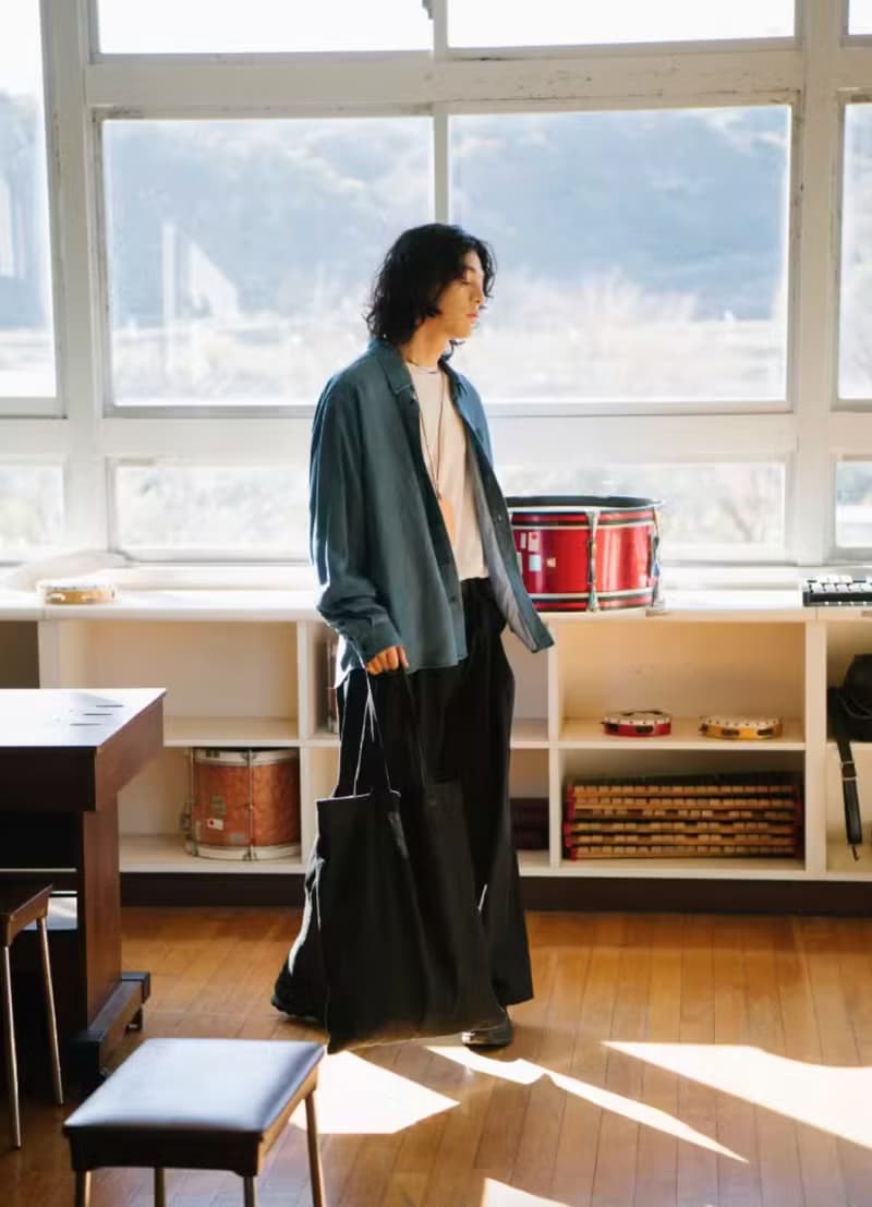 春天的回聲 日系刺繡牛仔長袖襯衫