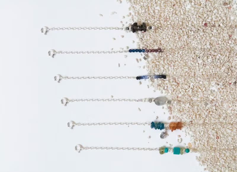 簡約直線手鍊 / 煙晶 - 茶晶 黑曜石 珍珠 925銀手鍊