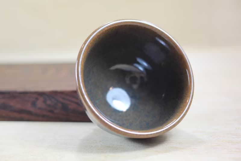 【送禮好物】100ml 天目釉 日式手工茶杯 鶯歌名家葉敏祥手作