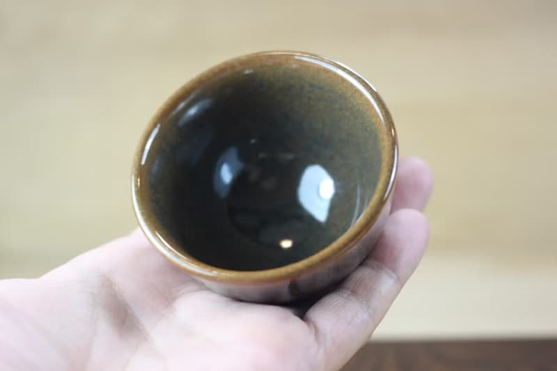 【送禮好物】100ml 天目釉 日式手工茶杯 鶯歌名家葉敏祥手作