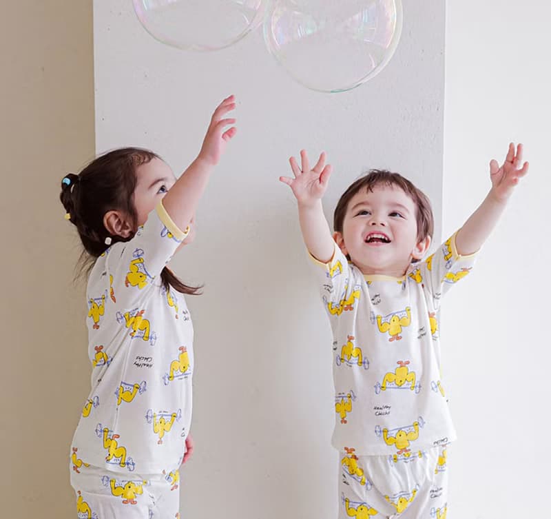 頭好壯壯小雞-植纖衣七分袖韓國童裝-K50807