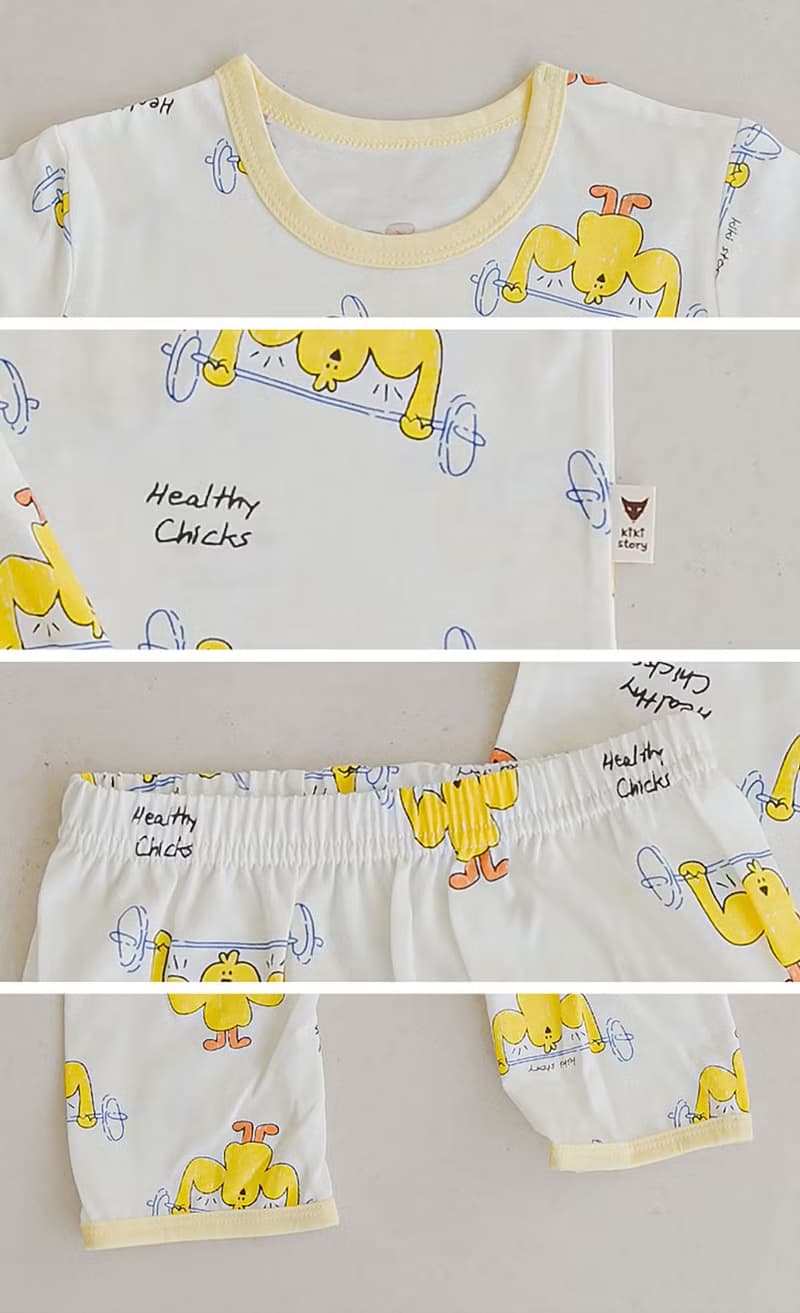 頭好壯壯小雞-植纖衣七分袖韓國童裝-K50807