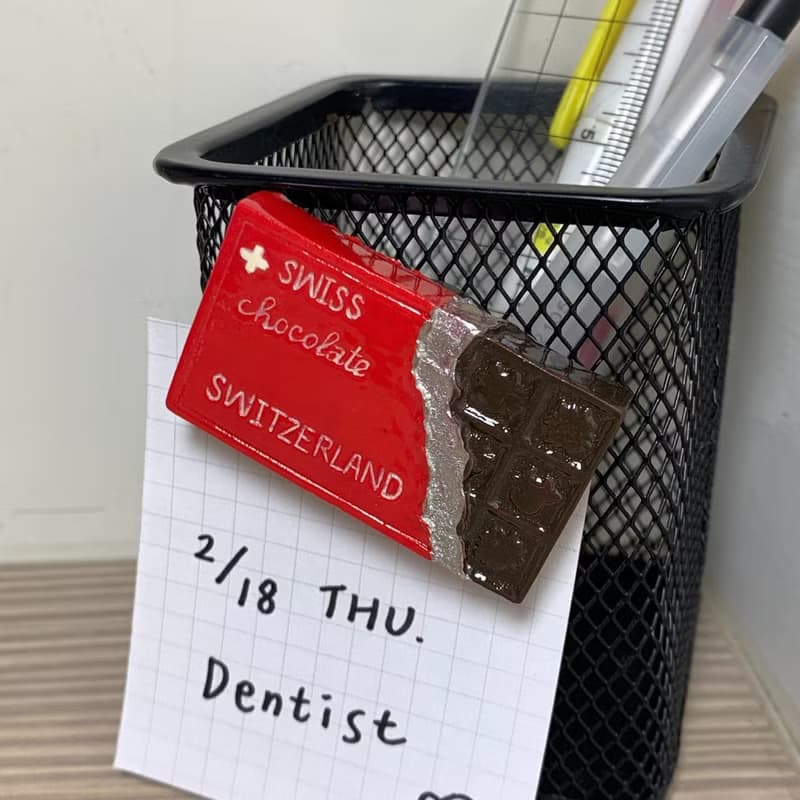 瑞士巧克力磁鐵磁力貼 +瑞士 馬特洪峰(小火車) 布標【2件組】特