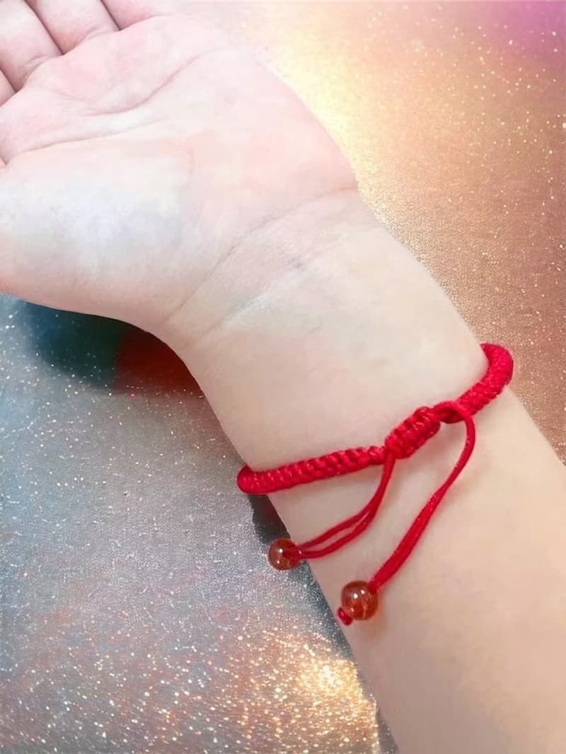 聖誕禮物龍年開運*福龜純銀紅線手鍊 全家平安 財運亨通 健康長壽