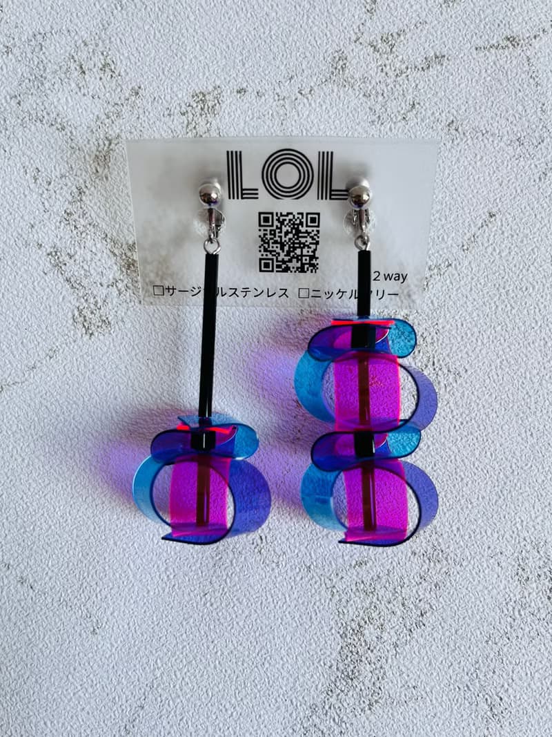 PVC DesignE 051 ピアス/イヤリング