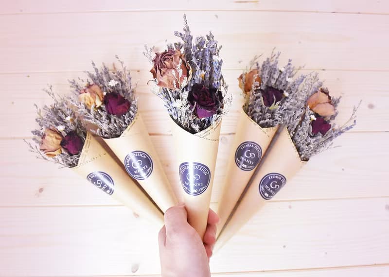記憶中的你小花束  乾燥花 送禮 情人節 婚禮小物 玫瑰花 母親節