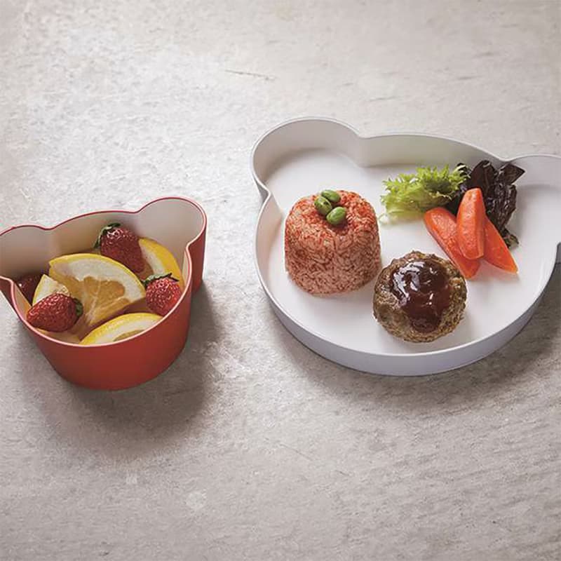 【Tak】Kids Dish 小熊深碗/碗蓋組合