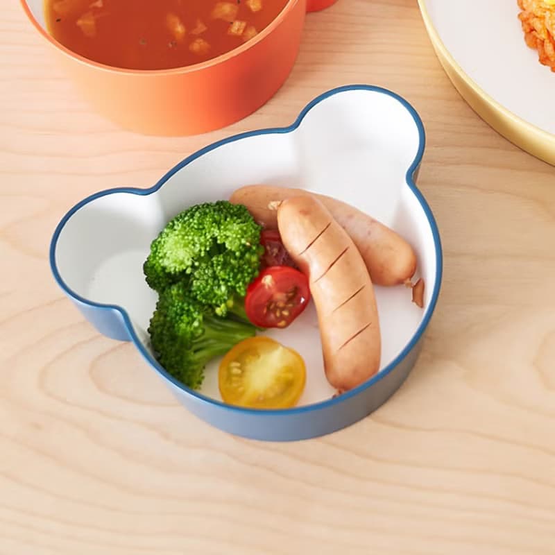 【Tak】Kids Dish 小熊深碗/碗蓋組合