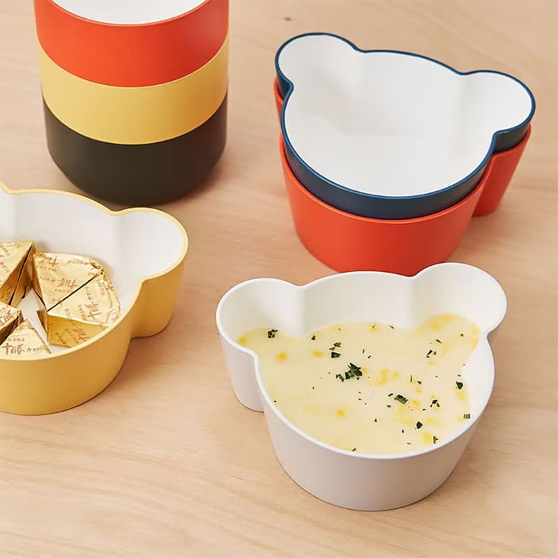【Tak】Kids Dish 小熊深碗/碗蓋組合