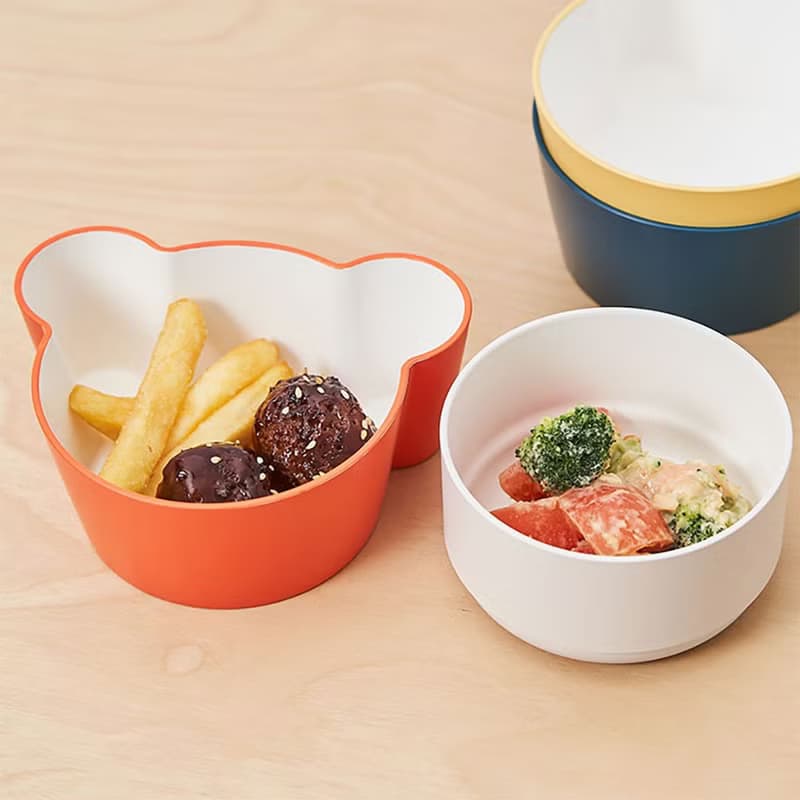 【Tak】Kids Dish 小熊深碗/碗蓋組合