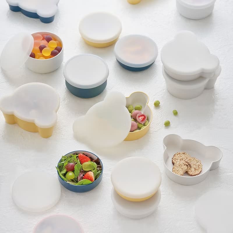 【Tak】Kids Dish 小熊深碗/碗蓋組合