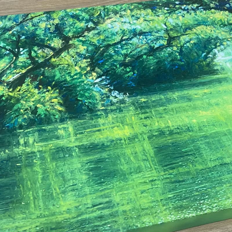 迷你亞馬遜河-綠色隧道-陳武西藝術微噴數位版畫