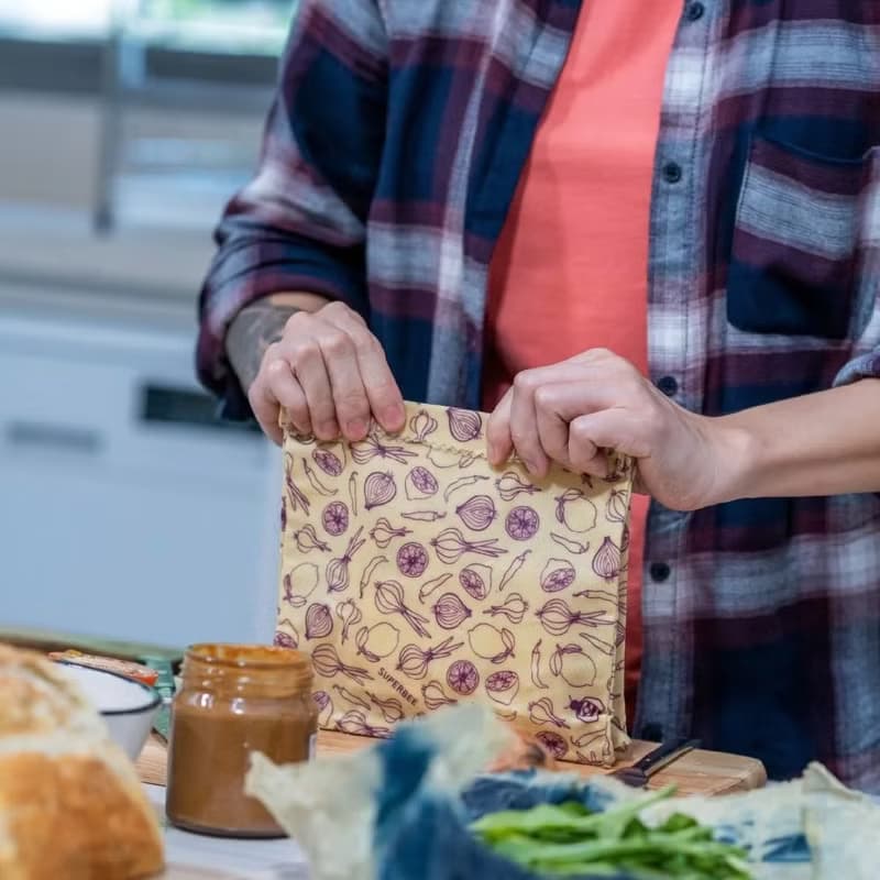 Superbee蜂蠟環保便利保鮮袋|食品袋三件組