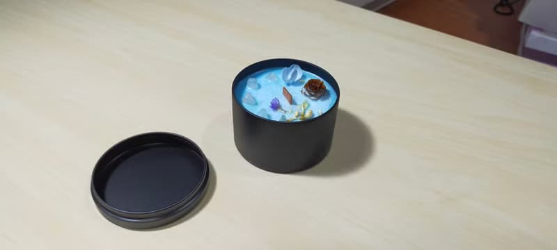浪花-能量水晶香氛蠟燭