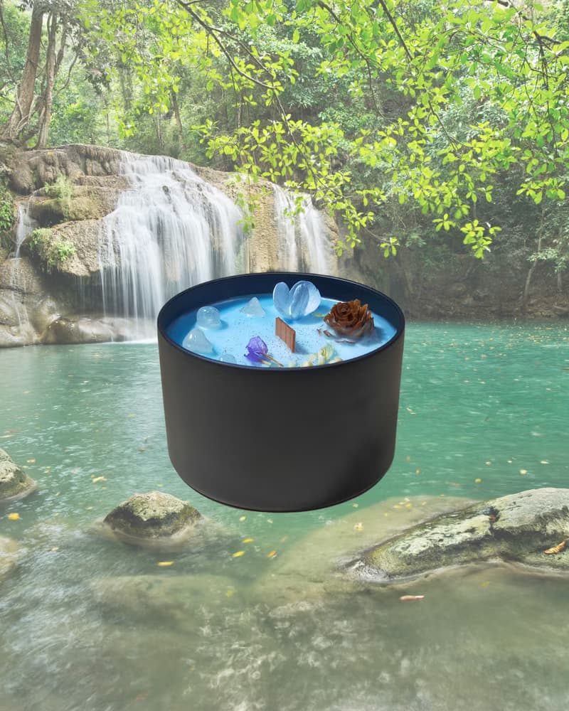 浪花-能量水晶香氛蠟燭
