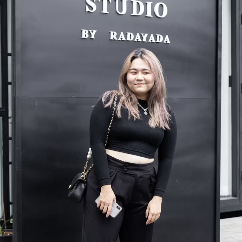 Plus Size Up to 5XL | Alice pants 黑色 | Tapered Stretch