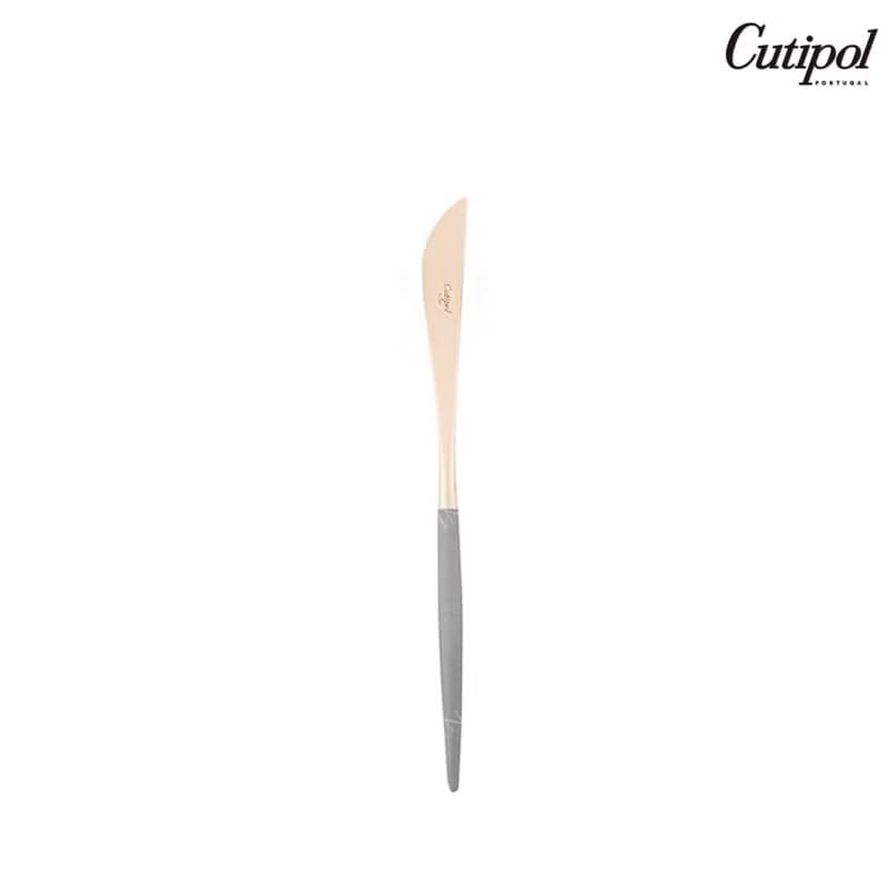 葡萄牙Cutipol GOA灰玫瑰金22cm主餐刀