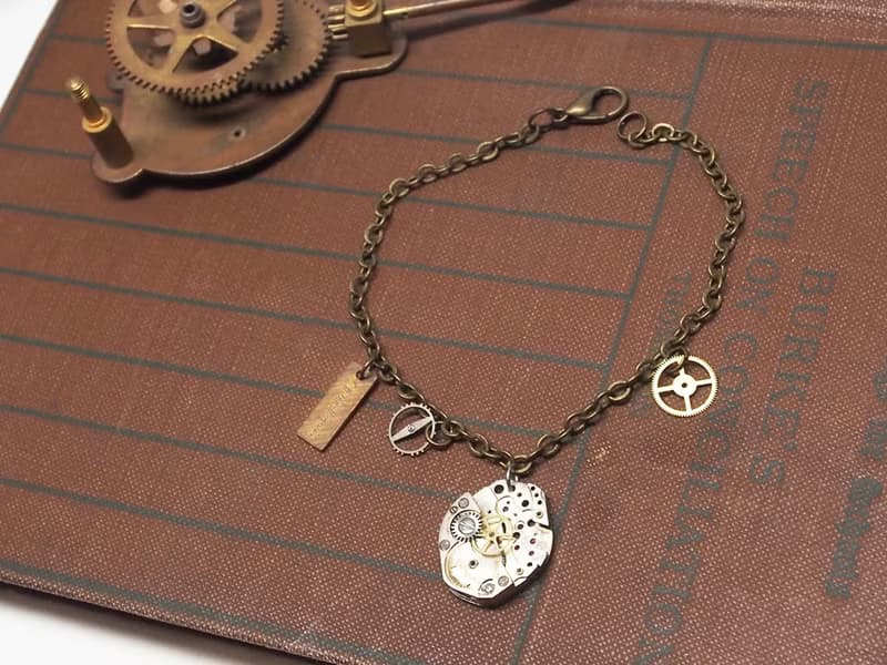 1960 Vintage 古董機芯齒輪手鍊