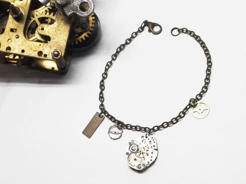 1960 Vintage 古董機芯齒輪手鍊