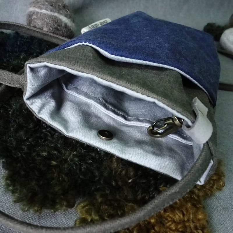 漫步日常 濁河隨行小揹袋 | 潑墨系 |  大容量手機袋