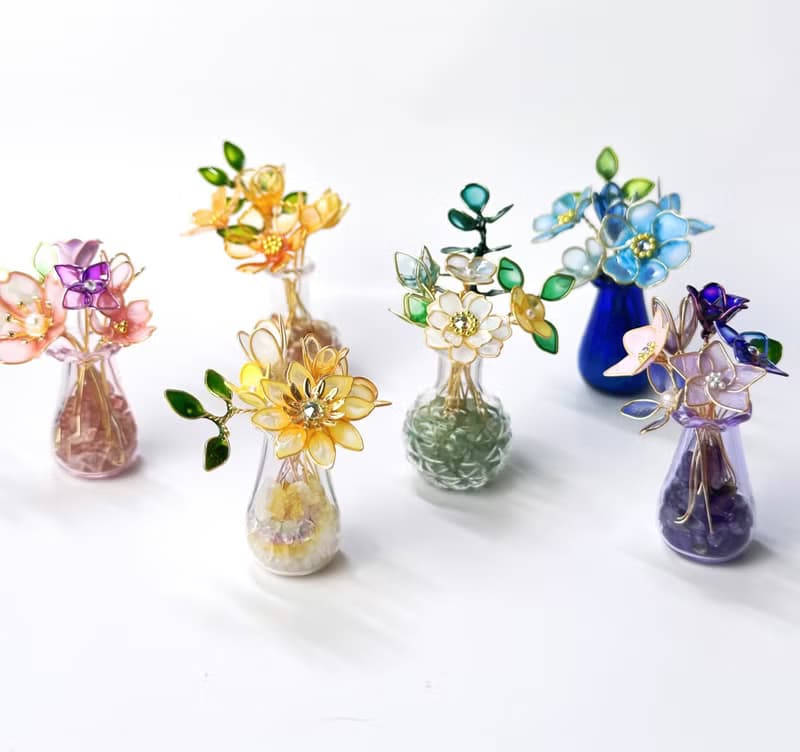 療癒系迷你植栽材料包 六色可選 居家/辦公桌裝飾禮物