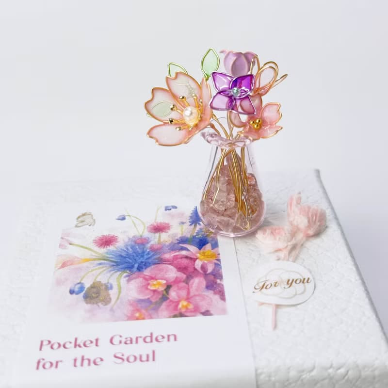 療癒系迷你植栽材料包 六色可選 居家/辦公桌裝飾禮物