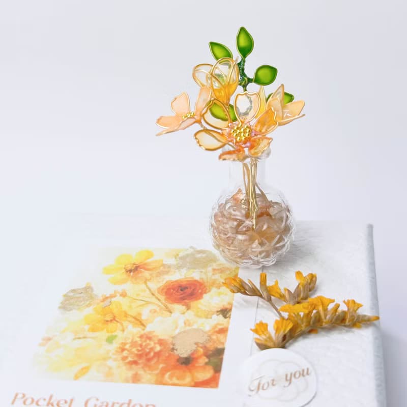 療癒系迷你植栽材料包 六色可選 居家/辦公桌裝飾禮物