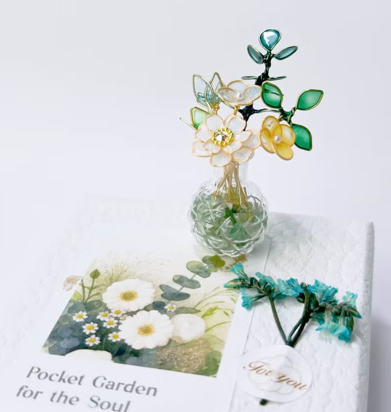 療癒系迷你植栽材料包 六色可選 居家/辦公桌裝飾禮物