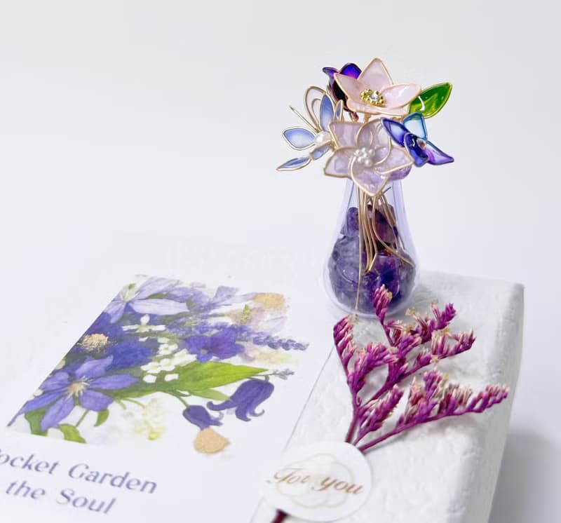 療癒系迷你植栽材料包 六色可選 居家/辦公桌裝飾禮物