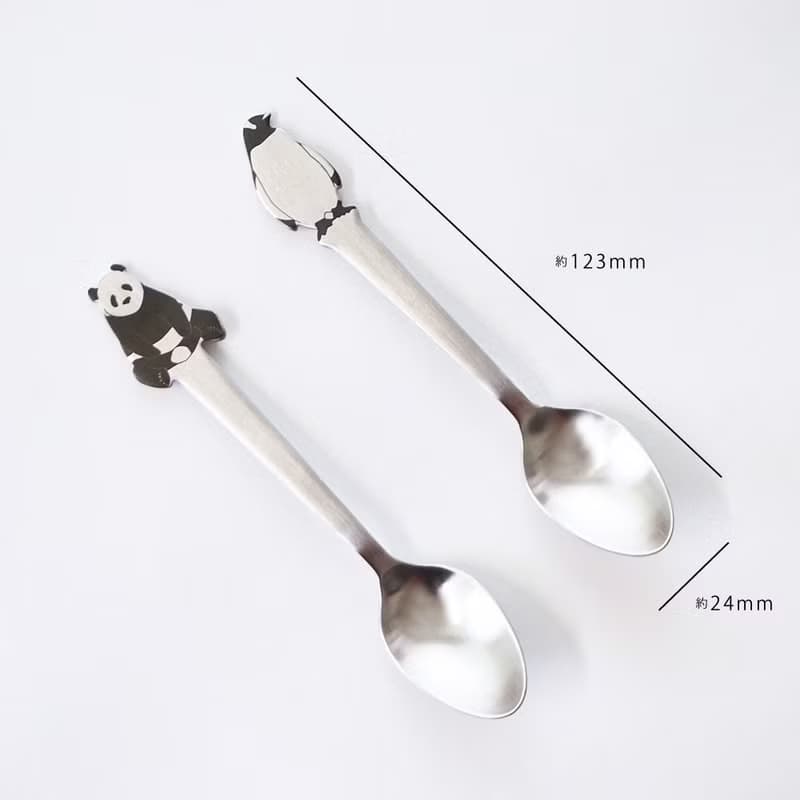 padou アニマルコーヒースプーン カトラリー プレゼント ギフト おしゃれ かわいい ペンギン パンダ 紅茶 子供 子ども 軽量 ステンレス 日本製