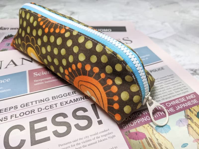 三角筆袋 鉛筆袋 餐具袋 暖陽