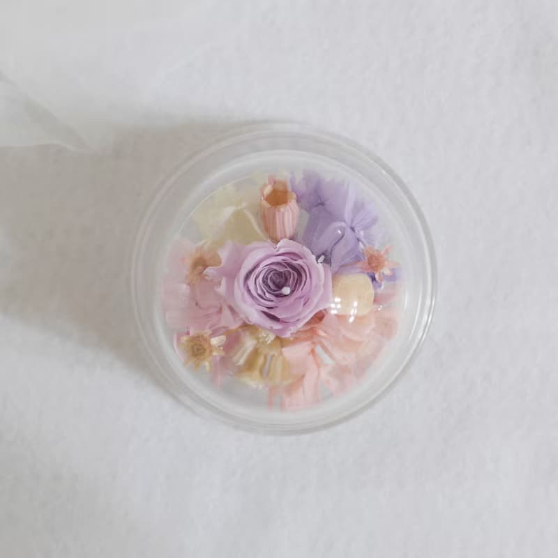 情人粉紫鐘罩 結婚捧花永生乾燥花畢業謝師禮物生日畢業禮物七夕