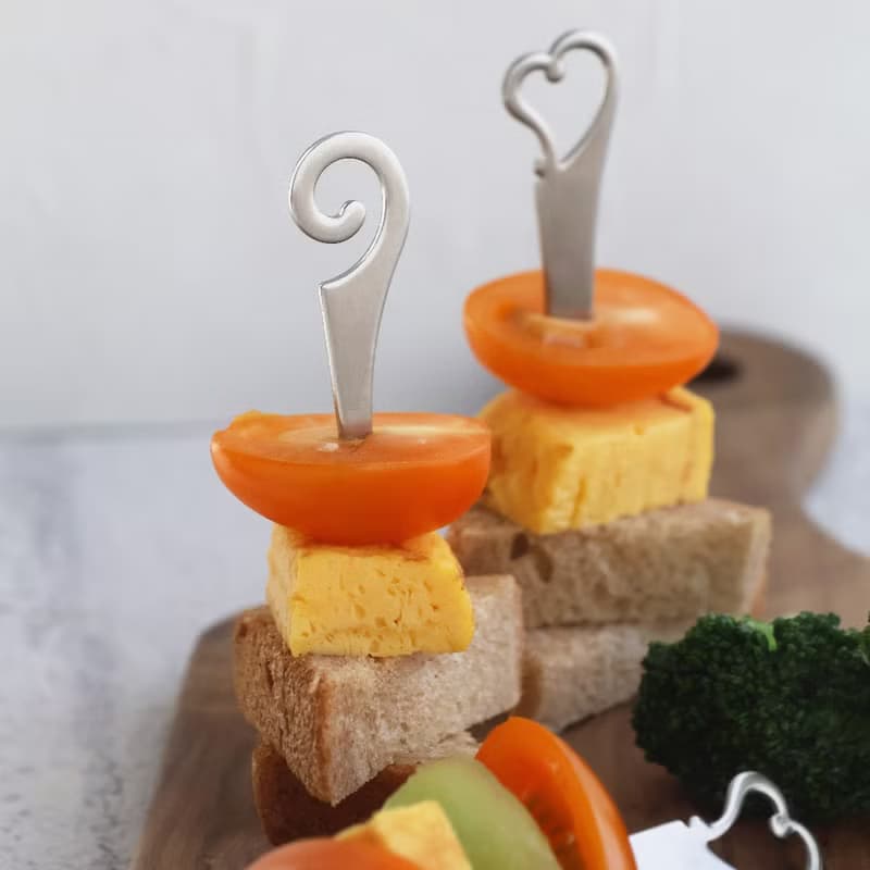 日本【SALUS 佐藤金屬】三明治叉6入組