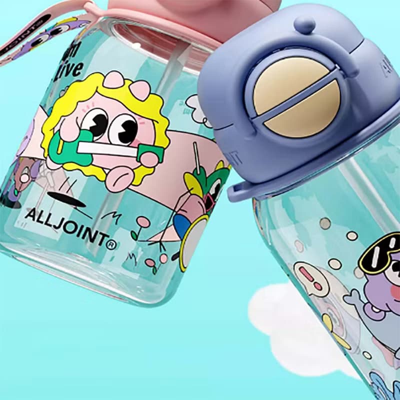 【免運】alljoint優僅兒童水杯上學專用吸管杯女生夏季tritan男孩