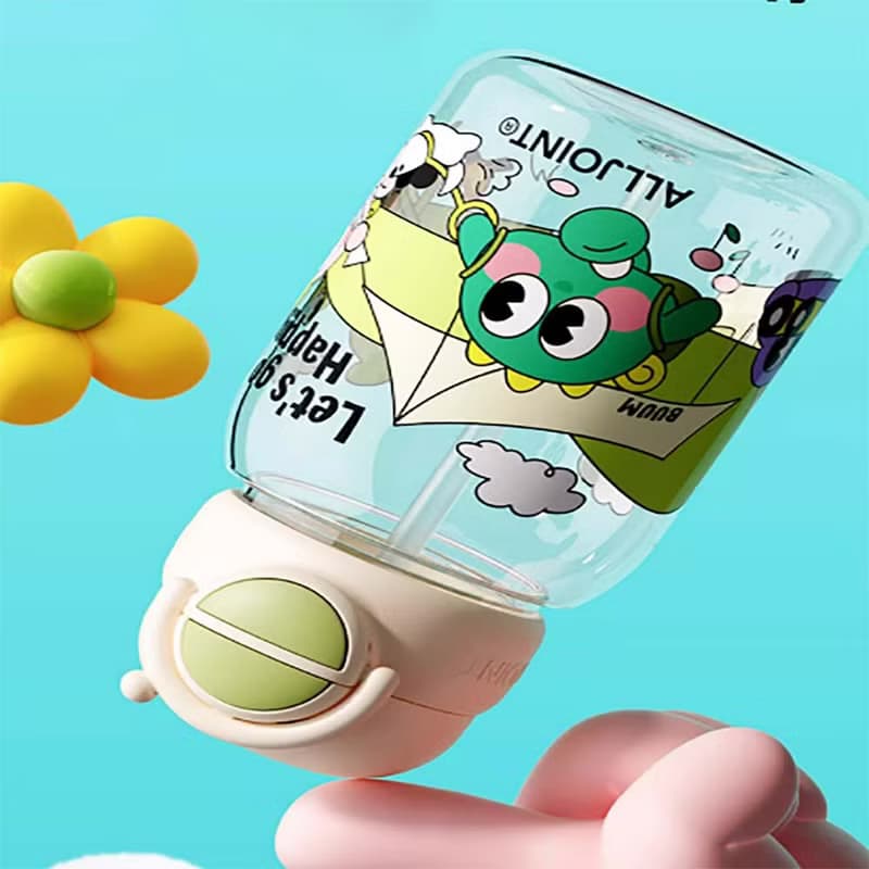 【免運】alljoint優僅兒童水杯上學專用吸管杯女生夏季tritan男孩