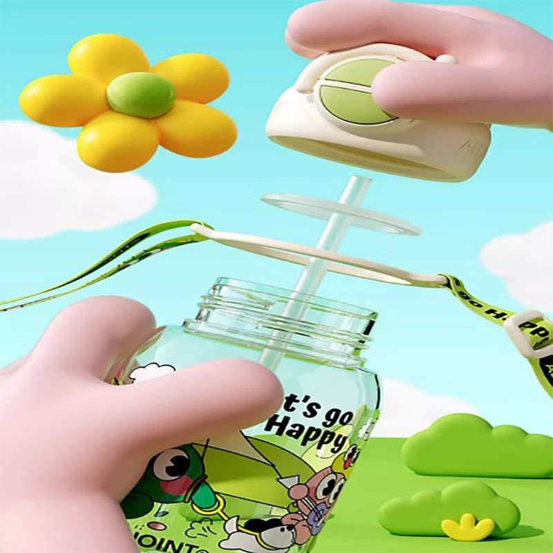 【免運】alljoint優僅兒童水杯上學專用吸管杯女生夏季tritan男孩